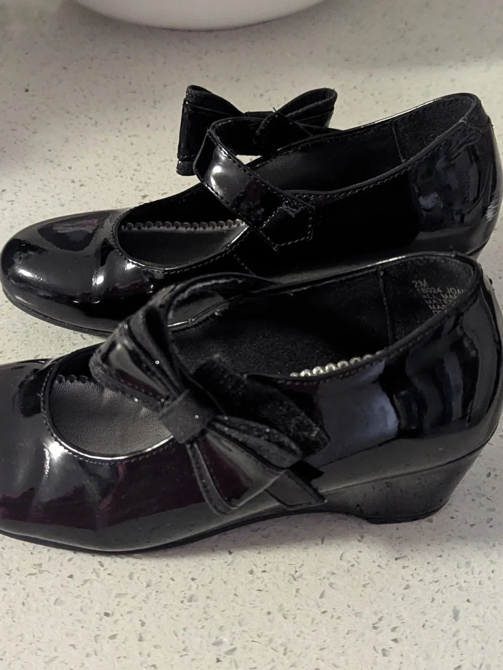Rachael Kids Black Patent Mary Jane Shoes